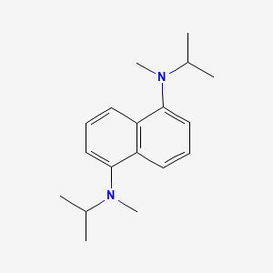 molecular formula C18H26N2 B15423213 N~1~,N~5~-Dimethyl-N~1~,N~5~-di(propan-2-yl)naphthalene-1,5-diamine CAS No. 110971-36-3