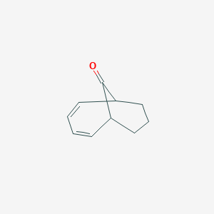 molecular formula C10H12O B15423301 Bicyclo[4.3.1]deca-2,4-dien-10-one CAS No. 112038-97-8