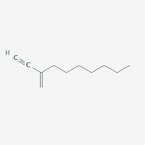 molecular formula C11H18 B15423344 3-Methylidenedec-1-yne CAS No. 110316-87-5