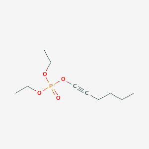 molecular formula C10H19O4P B15423547 Diethyl 1-hexynyl phosphate CAS No. 112270-92-5