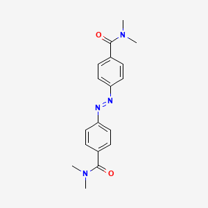 molecular formula C18H20N4O2 B15423627 Benzamide, 4,4'-azobis[N,N-dimethyl- CAS No. 109244-08-8