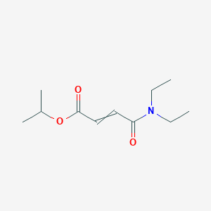 molecular formula C11H19NO3 B15423719 Propan-2-yl 4-(diethylamino)-4-oxobut-2-enoate CAS No. 102250-77-1