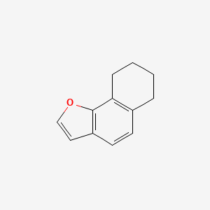 molecular formula C12H12O B15423784 Naphtho[1,2-b]furan, 6,7,8,9-tetrahydro- CAS No. 103560-41-4