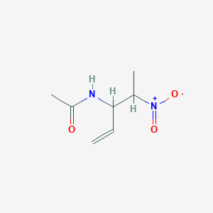 molecular formula C7H12N2O3 B15423818 N-(4-Nitropent-1-en-3-yl)acetamide CAS No. 105865-22-3