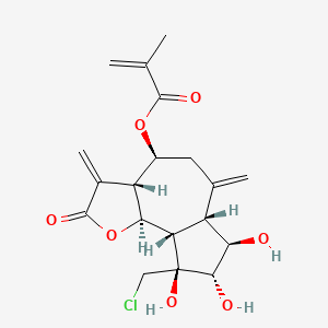 molecular formula C19H23ClO7 B15423839 Chlororepdiolide CAS No. 106566-98-7