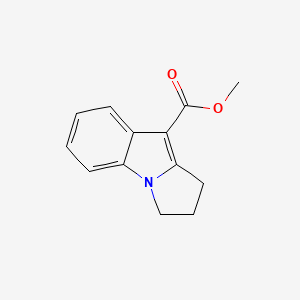 molecular formula C13H13NO2 B15423909 methyl 2,3-dihydro-1H-pyrrolo[1,2-a]indole-9-carboxylate CAS No. 109049-94-7