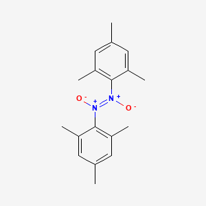 molecular formula C18H22N2O2 B15423917 (E) 2,2',4,4',6,6'-Hexamethylazodioxybenzene 