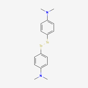 molecular formula C16H20N2Te2 B15424020 Benzenamine, 4,4'-ditellurobis[N,N-dimethyl- CAS No. 108743-34-6