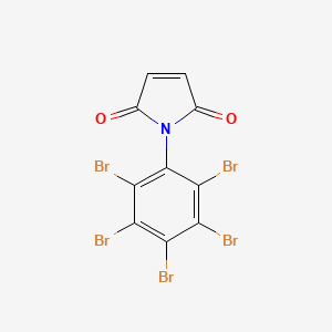 molecular formula C10H2Br5NO2 B15424040 1-(Pentabromophenyl)-1H-pyrrole-2,5-dione CAS No. 108660-55-5