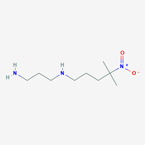 molecular formula C9H21N3O2 B15424136 N~1~-(4-Methyl-4-nitropentyl)propane-1,3-diamine CAS No. 102834-07-1