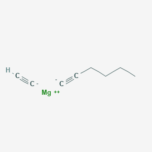 molecular formula C8H10Mg B15424148 magnesium;ethyne;hex-1-yne CAS No. 111463-02-6
