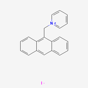 molecular formula C20H16IN B15424199 Pyridinium, 1-(9-anthracenylmethyl)-, iodide CAS No. 109653-22-7