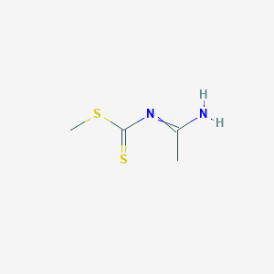 molecular formula C4H8N2S2 B15424206 Methyl (1-aminoethylidene)carbamodithioate CAS No. 111699-65-1