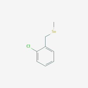 molecular formula C8H9ClSe B15424240 Benzene, 1-chloro-2-[(methylseleno)methyl]- CAS No. 98369-93-8
