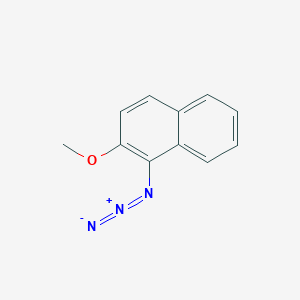 molecular formula C11H9N3O B15424362 1-Azido-2-methoxynaphthalene CAS No. 111180-79-1