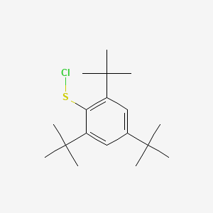 molecular formula C18H29ClS B15424403 1,3,5-Tri-tert-butyl-2-(chlorosulfanyl)benzene CAS No. 111183-89-2