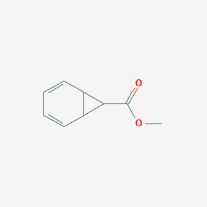 molecular formula C9H10O2 B15424406 Methyl bicyclo[4.1.0]hepta-2,4-diene-7-carboxylate CAS No. 99179-45-0