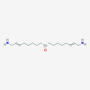 molecular formula C16H32N2OSn B15424573 Bis(8-aminooct-6-EN-1-YL)stannanone CAS No. 106326-91-4
