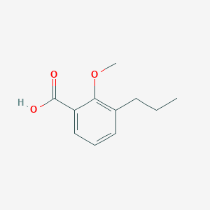 molecular formula C11H14O3 B15424590 2-Methoxy-3-propylbenzoic acid CAS No. 98117-02-3