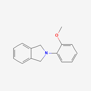 molecular formula C15H15NO B15424592 1H-Isoindole, 2,3-dihydro-2-(2-methoxyphenyl)- CAS No. 109514-64-9