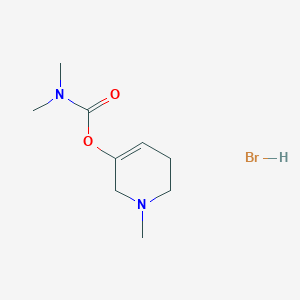 molecular formula C9H17BrN2O2 B154249 Tetrahydropyridostigmine CAS No. 132975-02-1
