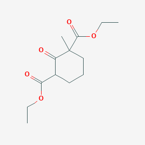 molecular formula C13H20O5 B15424964 Diethyl 1-methyl-2-oxocyclohexane-1,3-dicarboxylate CAS No. 106421-31-2