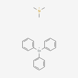 molecular formula C21H24SiSn B15425053 CID 73185721 