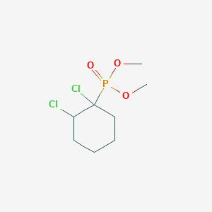 molecular formula C8H15Cl2O3P B15425059 Dimethyl (1,2-dichlorocyclohexyl)phosphonate CAS No. 111697-63-3
