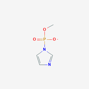 molecular formula C4H6N2O3P- B15425069 Methyl 1H-imidazol-1-ylphosphonate CAS No. 98070-63-4