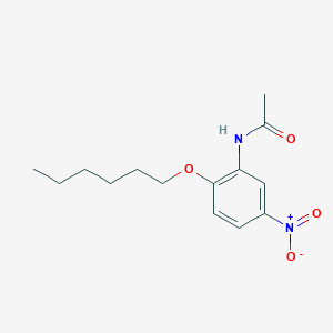 molecular formula C14H20N2O4 B15425162 N-[2-(Hexyloxy)-5-nitrophenyl]acetamide CAS No. 100876-50-4