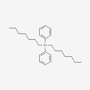 molecular formula C26H40Sn B15425203 Diheptyl(diphenyl)stannane CAS No. 103044-42-4