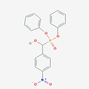 molecular formula C19H16NO6P B15425216 Diphenyl [hydroxy(4-nitrophenyl)methyl]phosphonate CAS No. 101456-16-0