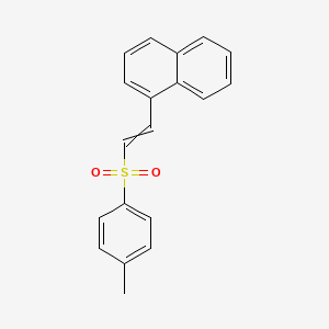 molecular formula C19H16O2S B15425232 1-[2-(4-Methylbenzene-1-sulfonyl)ethenyl]naphthalene CAS No. 101894-05-7
