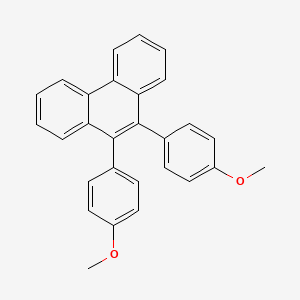 molecular formula C28H22O2 B15425384 Phenanthrene, 9,10-bis(4-methoxyphenyl)- CAS No. 103162-61-4