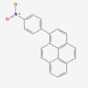 molecular formula C22H13NO2 B15425658 Pyrene, 1-(4-nitrophenyl)- CAS No. 95069-74-2