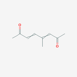 molecular formula C9H12O2 B15425690 4-Methylocta-3,5-diene-2,7-dione CAS No. 105400-36-0