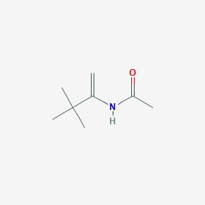 molecular formula C8H15NO B15425697 Acetamide, N-(2,2-dimethyl-1-methylenepropyl)- CAS No. 107047-18-7