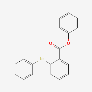 molecular formula C19H14O2Te B15425801 Phenyl 2-(phenyltellanyl)benzoate CAS No. 106227-10-5
