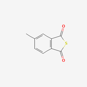molecular formula C9H6O2S B15425860 5-Methyl-2-benzothiophene-1,3-dione CAS No. 106940-85-6