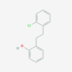 molecular formula C14H13ClO B15425902 Phenol, 2-[2-(2-chlorophenyl)ethyl]- CAS No. 107776-75-0