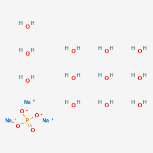 molecular formula H24Na3O16P B154261 Trisodium phosphate dodecahydrate CAS No. 10101-89-0