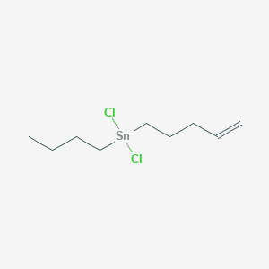 molecular formula C9H18Cl2Sn B15426109 Butyl(dichloro)(pent-4-en-1-yl)stannane CAS No. 94169-23-0