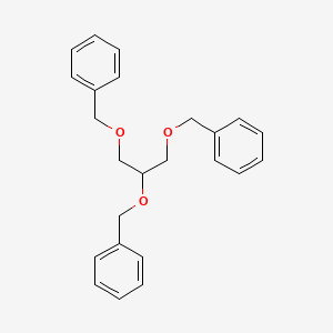 molecular formula C24H26O3 B15426163 Benzene, 1,1',1''-[1,2,3-propanetriyltris(oxymethylene)]tris- CAS No. 102956-89-8