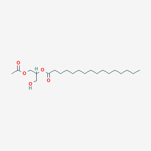 molecular formula C21H40O5 B15426482 1-(Acetyloxy)-3-hydroxypropan-2-YL hexadecanoate CAS No. 94720-08-8