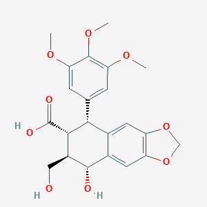 molecular formula C22H24O9 B154265 Podophyllinic acid CAS No. 1853-37-8