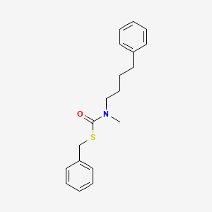 molecular formula C19H23NOS B15426849 S-Benzyl methyl(4-phenylbutyl)carbamothioate CAS No. 93359-41-2
