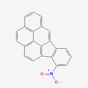 molecular formula C22H11NO2 B15426894 12-Nitroindeno(1,2,3-cd)pyrene CAS No. 95050-14-9