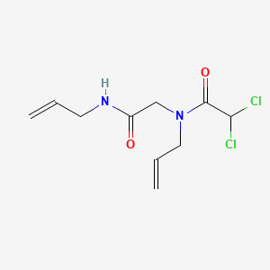 molecular formula C10H14Cl2N2O2 B15426964 Acetamide, 2,2-dichloro-N-(2-oxo-2-(2-propenylamino)ethyl)-N-2-propenyl- CAS No. 97454-00-7