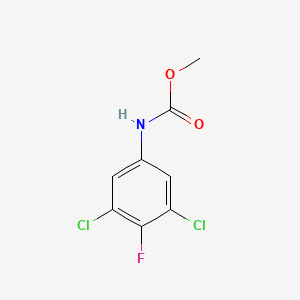 molecular formula C8H6Cl2FNO2 B15426970 Methyl (3,5-dichloro-4-fluorophenyl)carbamate CAS No. 98122-17-9