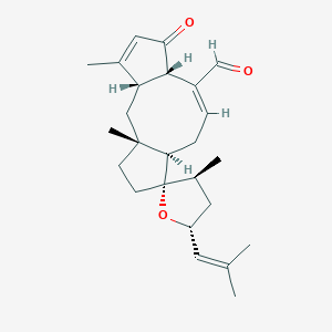 molecular formula C25H34O3 B015427 Anhydroophiobolin A 
